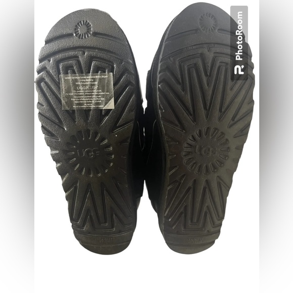 UGG X FENG CHEN WANG UNISEX SANDAL BLACK LEATHER CONVERTIBLE MEN'S SIZE 8 - Picture 5 of 10